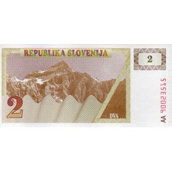 Eslovénia 2 Tolarjev ND 1990