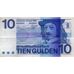 Holanda 10 Gulden 1968