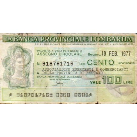 Itália Vale 100 Lire 1977