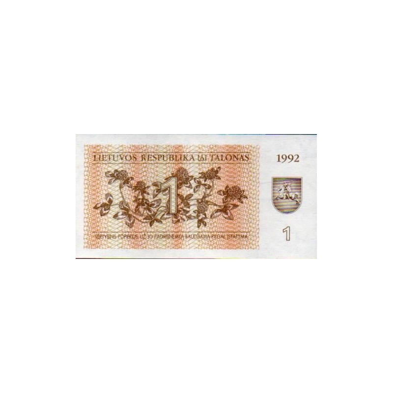 Lituânia 1 Talonas 1992