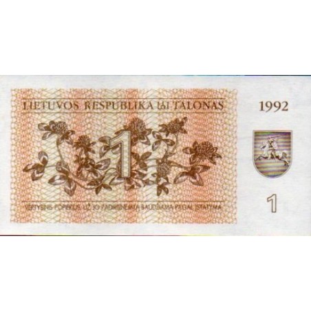 Lituânia 1 Talonas 1992
