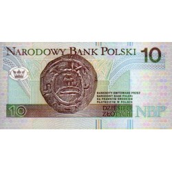 Polónia 10 Zlotych 1994