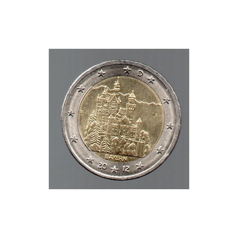 Alemanha 2 € 2012 (Baviera) (J)