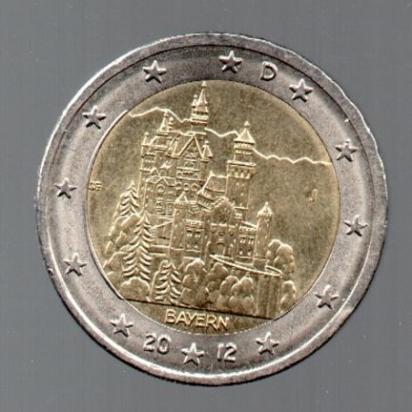 Alemanha 2 € 2012 (Baviera) (J)