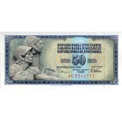 Jugoslávia-Sérvia 50 Dinar...
