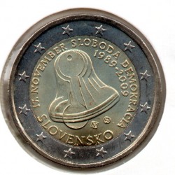 Eslováquia 2 € 2009 Revolução de Veludo