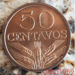 Portugal 50 Centavos 1969 Sob