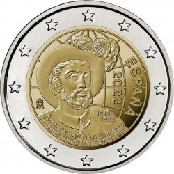 Espanha 2 € 2022 Juan Sebastián Elcano
