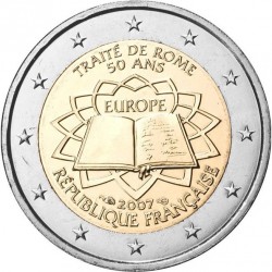 França 2 € 2007 Tratado de Roma