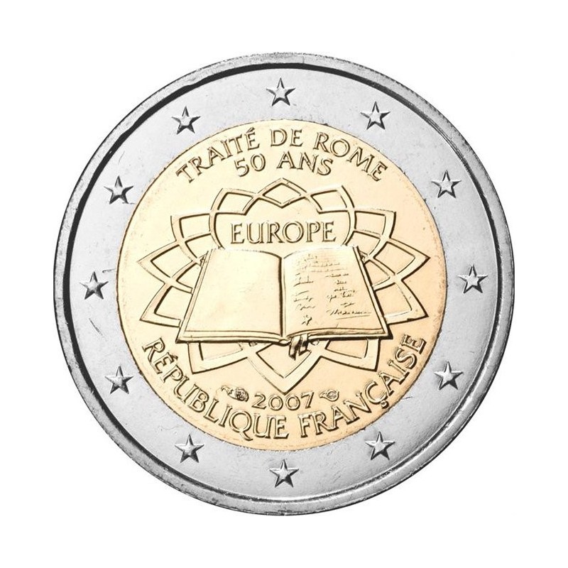 França 2 € 2007 Tratado de Roma