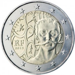 França 2 € 2013 Pierre de Coubertin