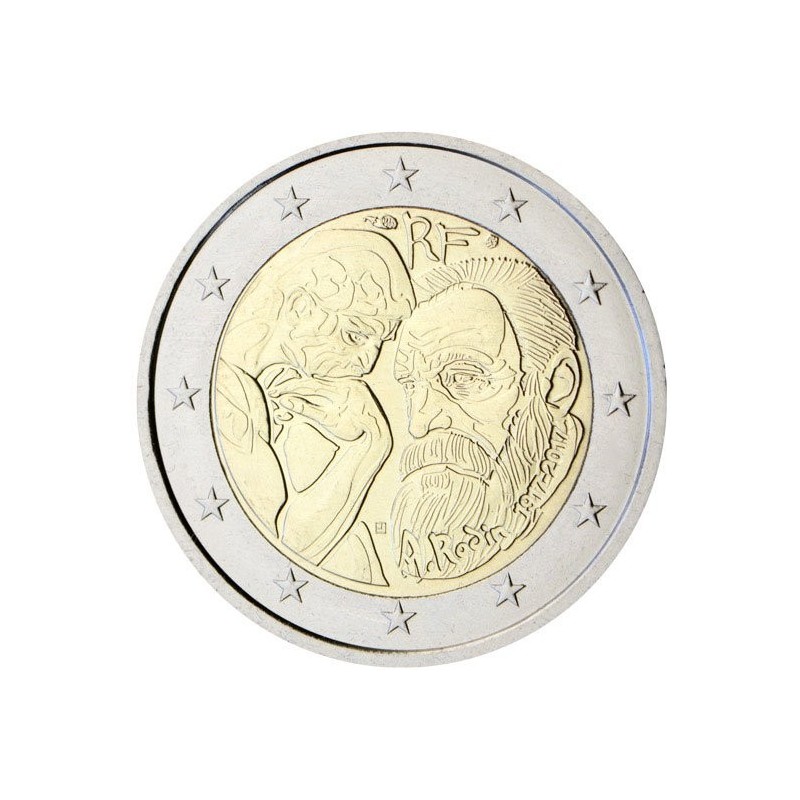 França 2 € 2017 Auguste Rodin