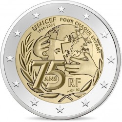 França 2 € 2021 UNICEF