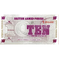 Reino Unido 10 New Pence ND...