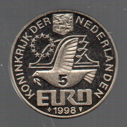 Holanda 5 Euros 1998 400 Anos Maarten Tromp
