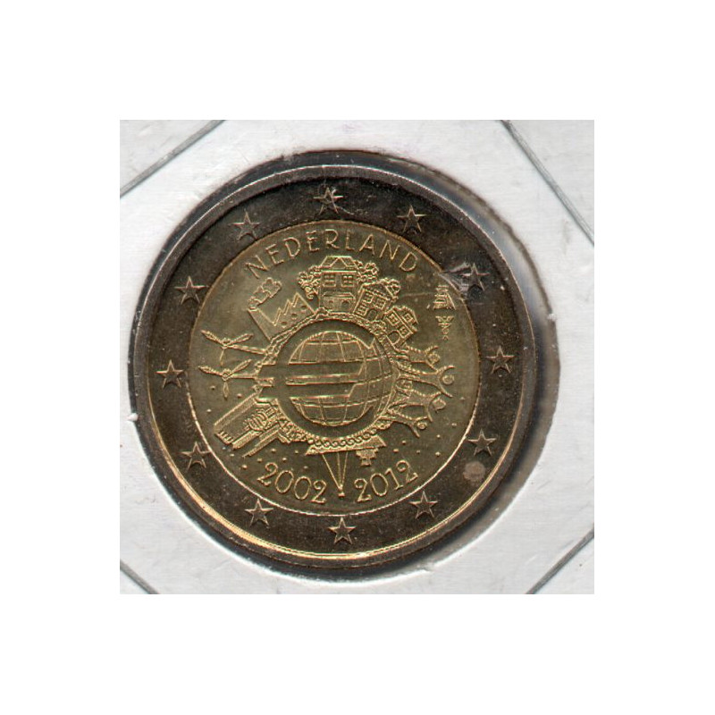 Holanda 2 € 2012 10 anos do Euro