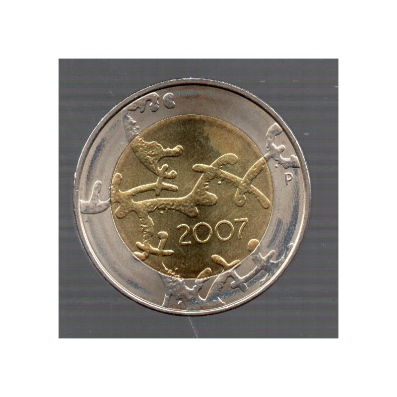 Finlândia 5 € 2007 90 Anos da Independência da Finlândia
