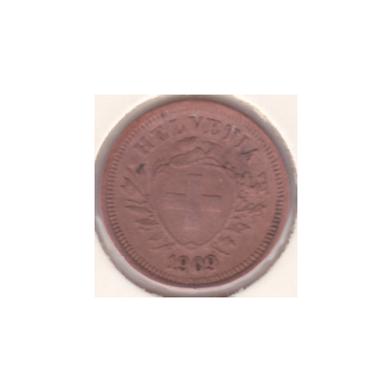 Suíça 1 Rappen 1909