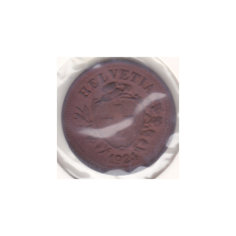 Suíça 1 Rappen 1924
