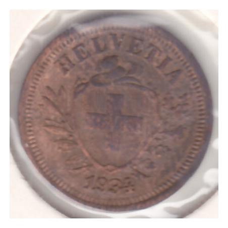 Suíça 1 Rappen 1934