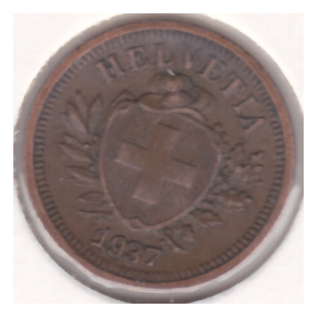 Suíça 1 Rappen 1937