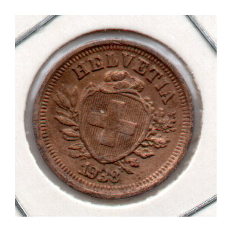 Suíça 1 Rappen 1938