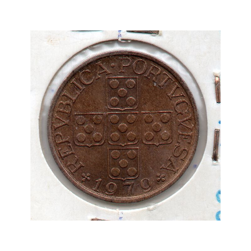 Portugal 50 Centavos 1979 Eixo Desl 85%