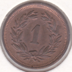 Suíça 1 Rappen 1939