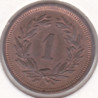 Suíça 1 Rappen 1939