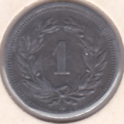 Suíça 1 Rappen 1943