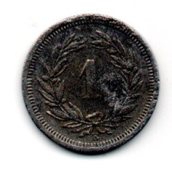 Suíça 1 Rappen 1944