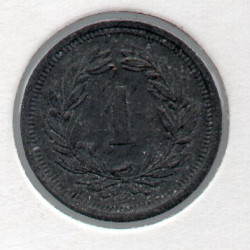 Suíça 1 Rappen 1945