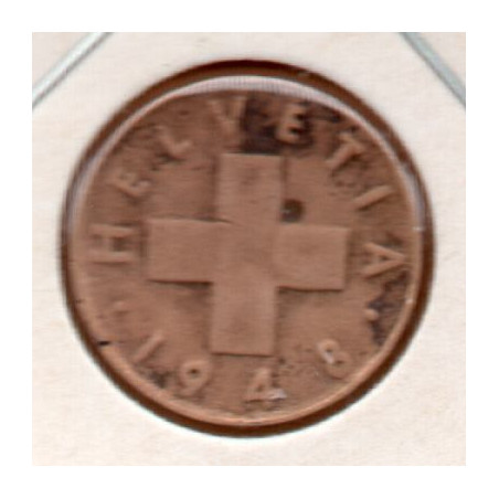 Suíça 1 Rappen 1948