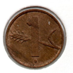 Suíça 1 Rappen 1954