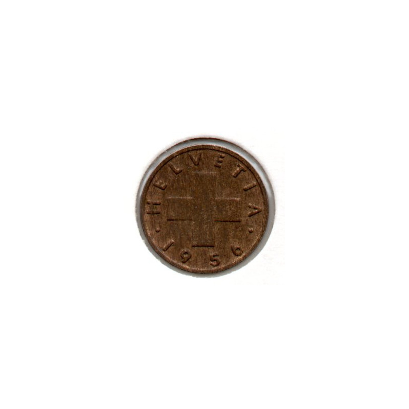 Suíça 1 Rappen 1956