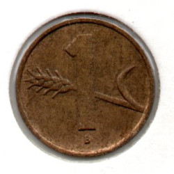 Suíça 1 Rappen 1956