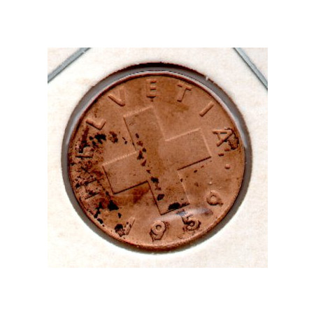 Suíça 1 Rappen 1959