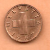 Suíça 1 Rappen 1967