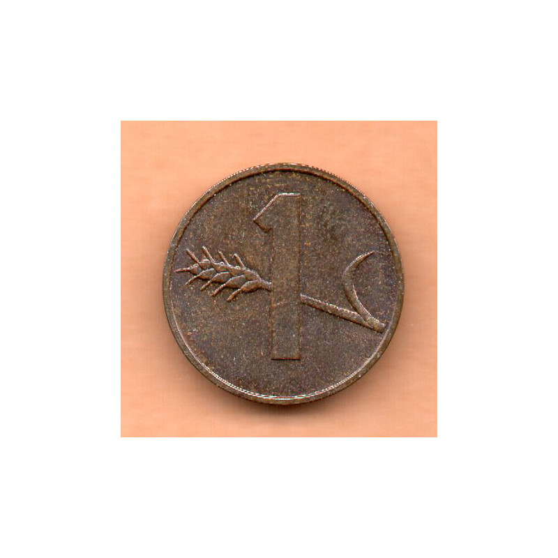 Suíça 1 Rappen 1973