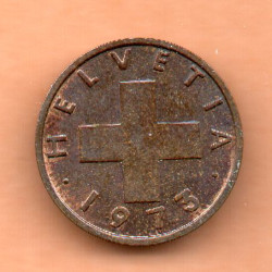 Suíça 1 Rappen 1973