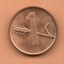 Suíça 1 Rappen 1974