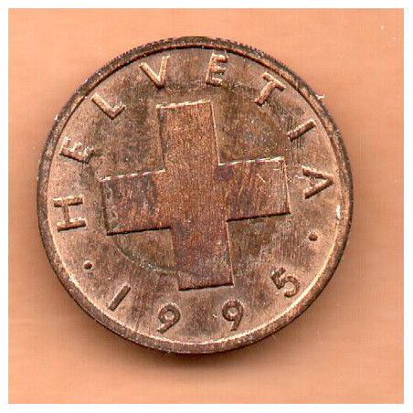 Suíça 1 Rappen 1995