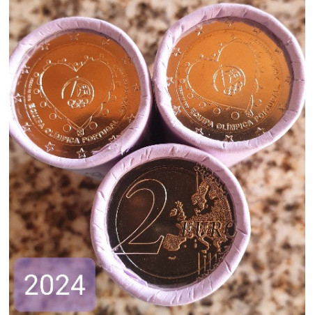 Portugal 2.00 € 2024 Equipa Olímpica Portuguesa (Rolo)