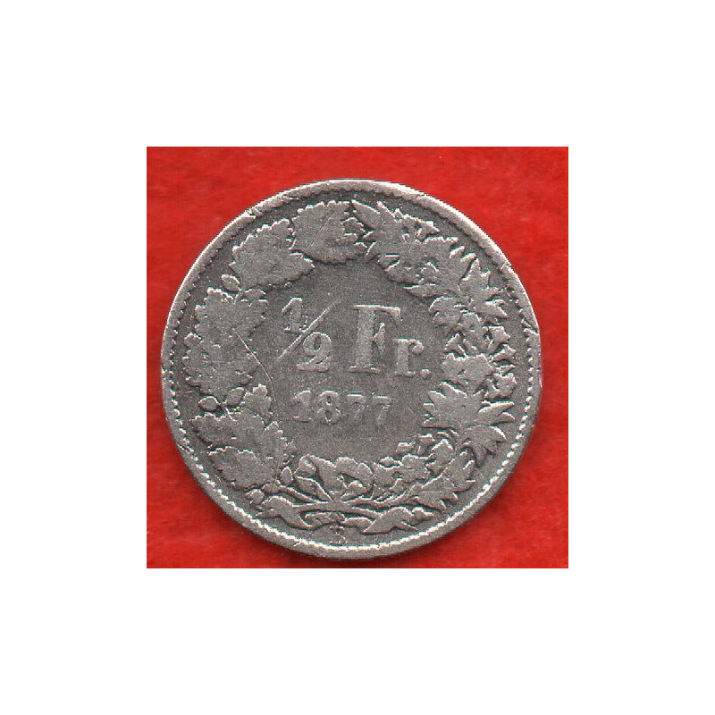 Suíça 50 Rappen 1877