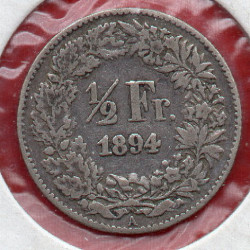 Suíça 50 Rappen 1894
