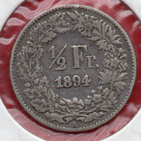 Suíça 50 Rappen 1894