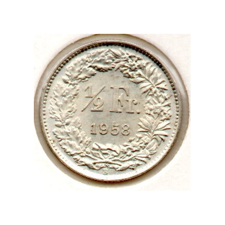 Suíça 50 Rappen 1958