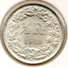 Suíça 50 Rappen 1958