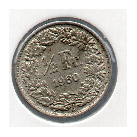 Suíça 50 Rappen 1960