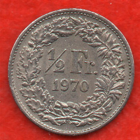 Suíça 50 Rappen 1970